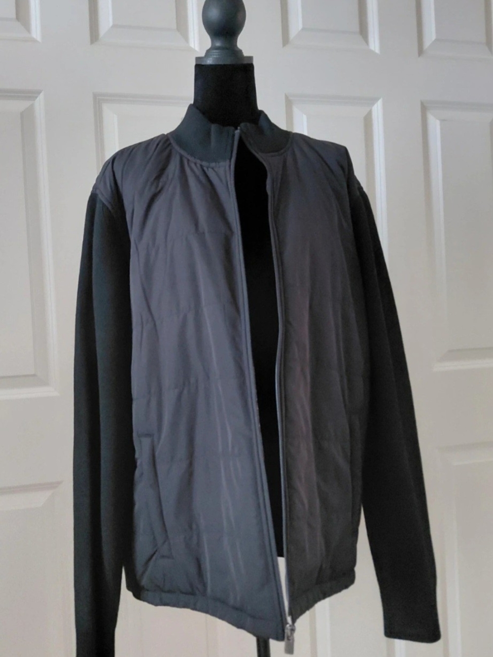 Infinity Kinearflex Men's Black Quilted Front Jacket